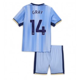 Tottenham Hotspur Archie Gray #14 Uit tenue Kids 2024-25 Korte Mouw (+ Korte broeken)